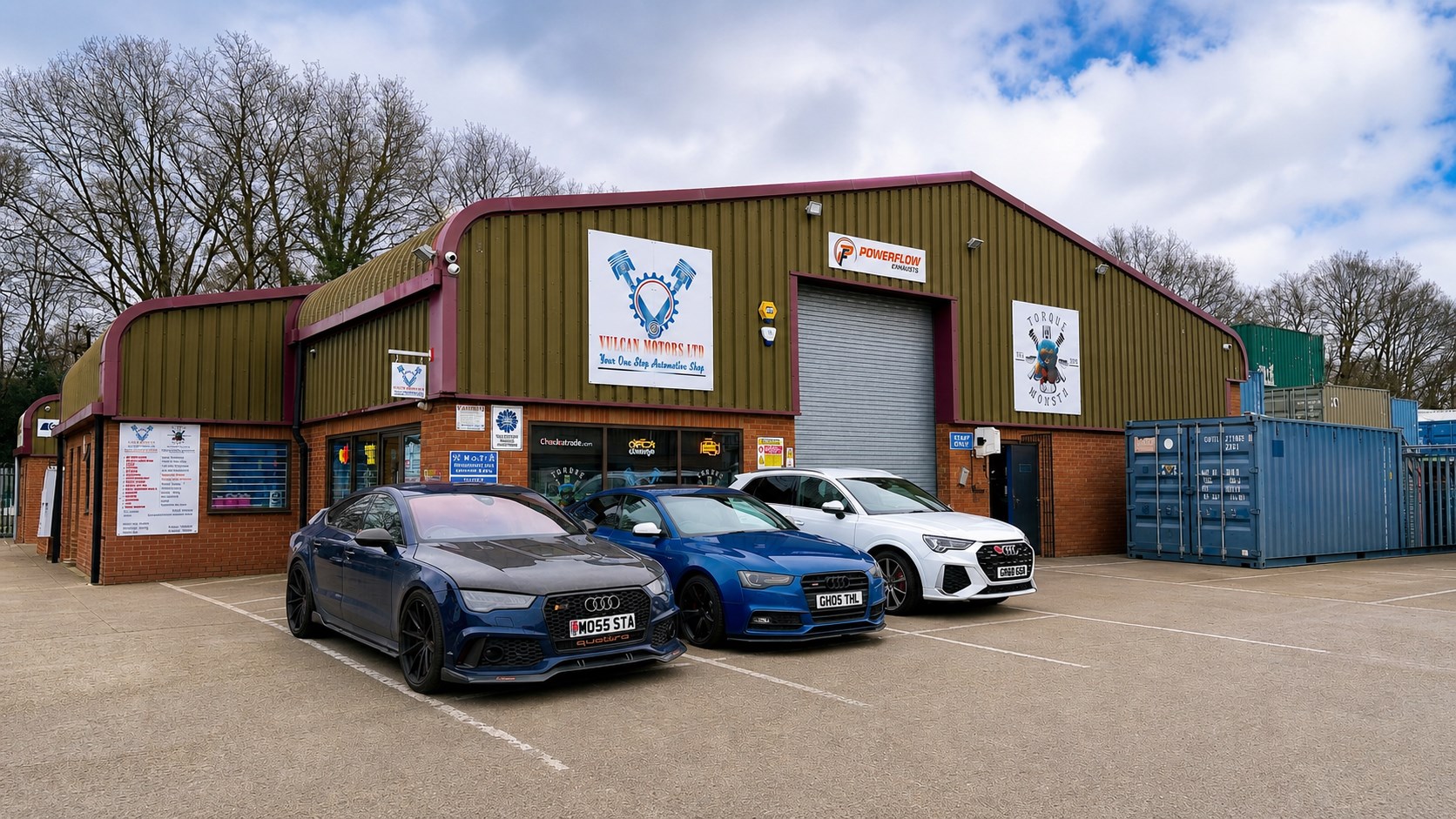 Torque Monsta and Vulcan Motors workshop