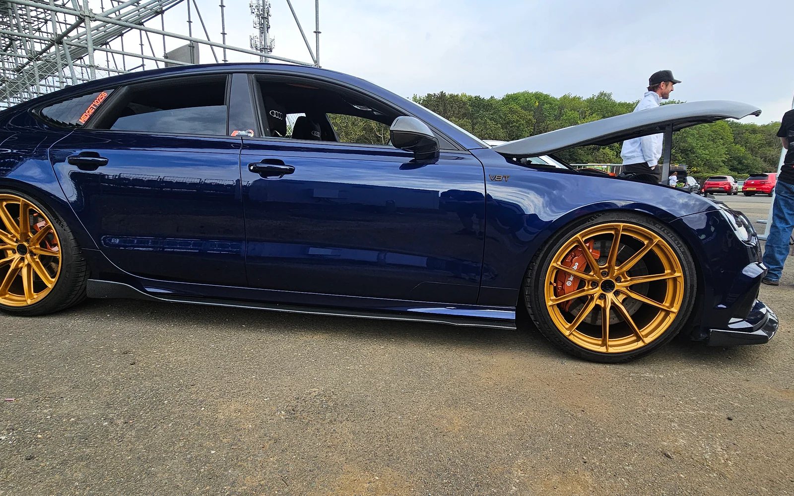 The Monsta S7 at a car event