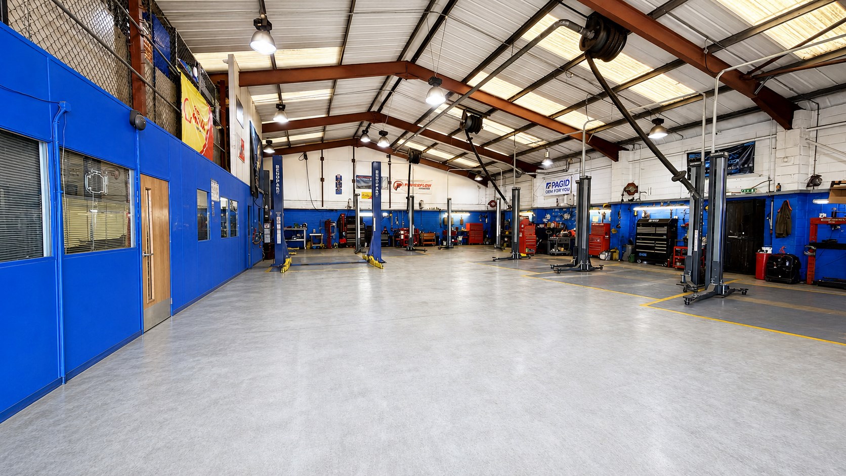 Inside the shared Vulcan Way workshop